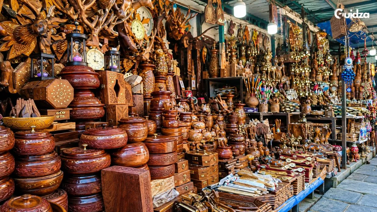 local market in srinagar